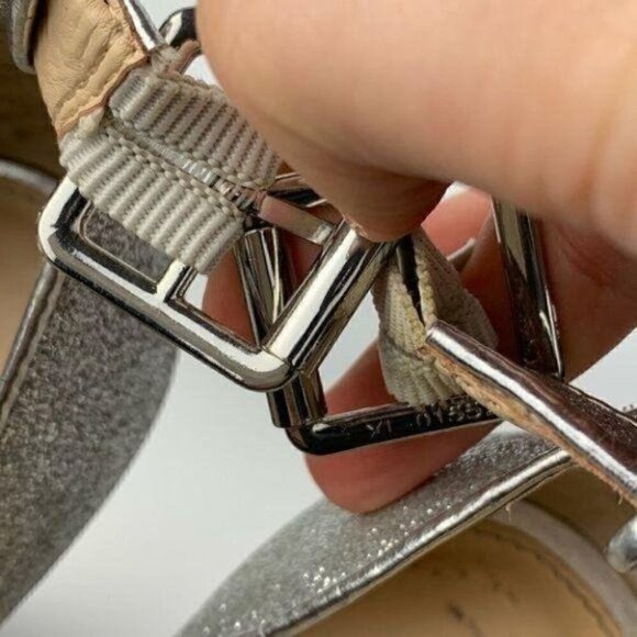 Betsy Johnson blue wedding Cheryl size 9.5 silver - Picture 7 of 7